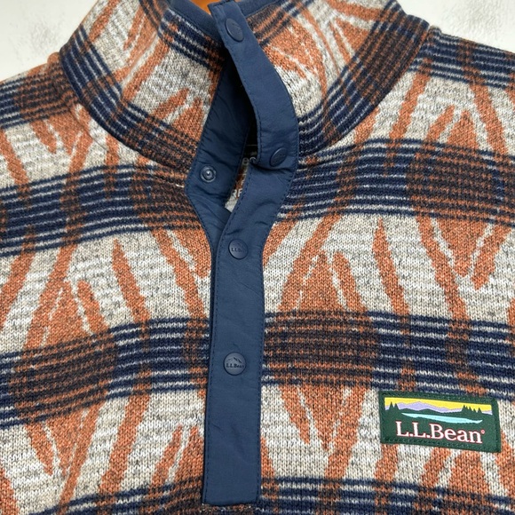 L.L. Bean Men’s Sweater Fleece Pullover Size Medium - Picture 2 of 10